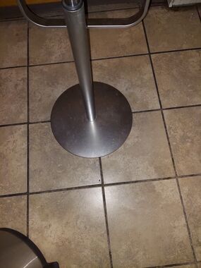 LC Lauren Conrad Brushed Silver Pedestal Base